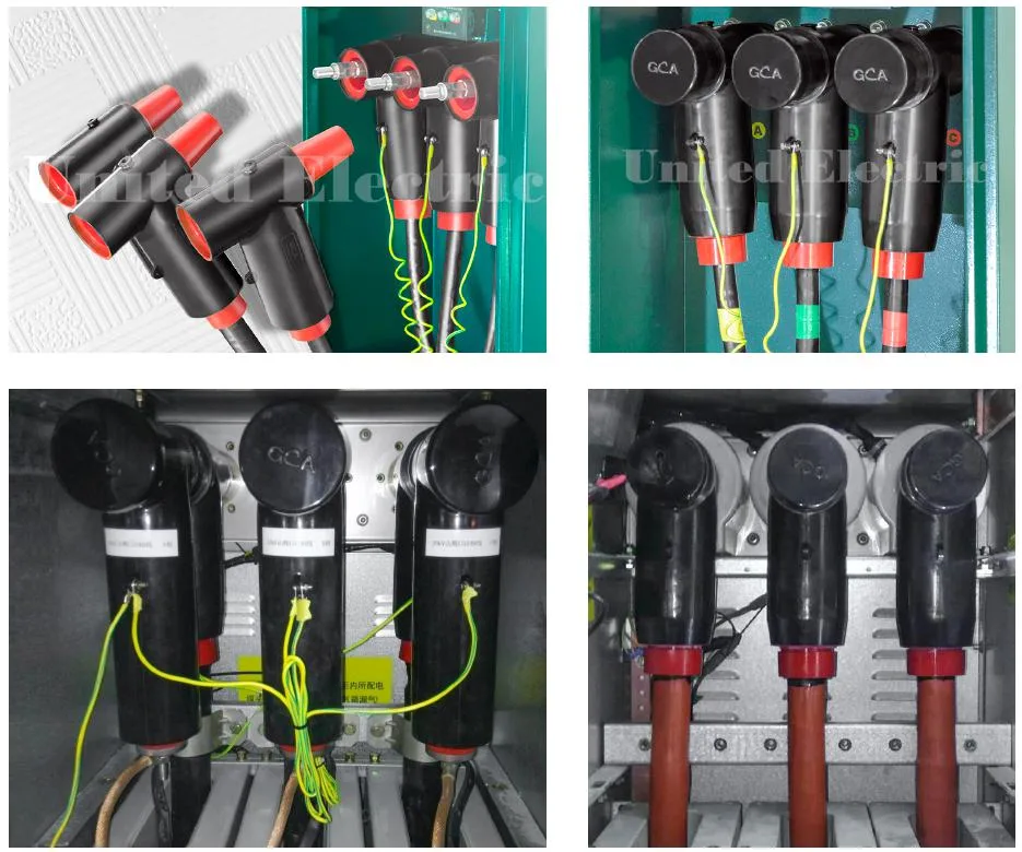 CJB30-630 11kV 12kV 15kV 24kV 25kV 25kv 33kV 35kV 36kV 40.5kV 630A Dead Break Screened Separable Tee Connector (Interface C) with Compression Lug(Front Tee)