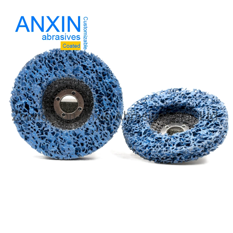 High Style Abrasives Cleaning Flap Disc Strip-It Material Blue